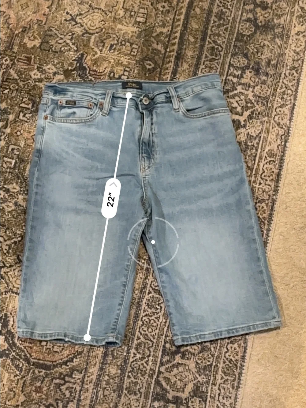 Polo by Ralph Lauren Men's Light Wash Denim Shorts